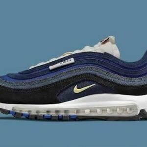 NIKE AIR MAX 97 BLACK DEEP ROYAL BLUE OBSIDIAN